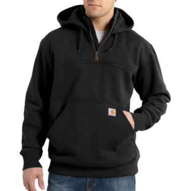 Carhartt Rain Defender® Paxton Heavyweight Hooded Zip Mock Sweatshirt