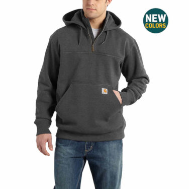Carhartt Rain Defender® Paxton Heavyweight Hooded Zip Mock Sweatshirt