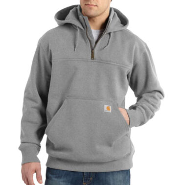 Carhartt Rain Defender® Paxton Heavyweight Hooded Zip Mock Sweatshirt