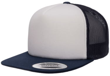 Yupoong Classics® Foam Trucker Cap – White Front