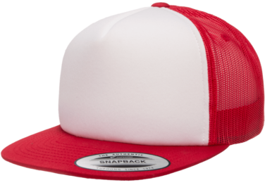 Yupoong Classics® Foam Trucker Cap – White Front