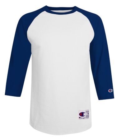 Champion Adult Raglan Baseball Tee