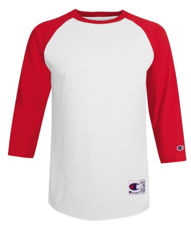 Champion Adult Raglan Baseball Tee