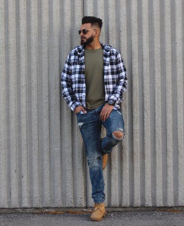 Timberlea Unisex Flannel Hoody