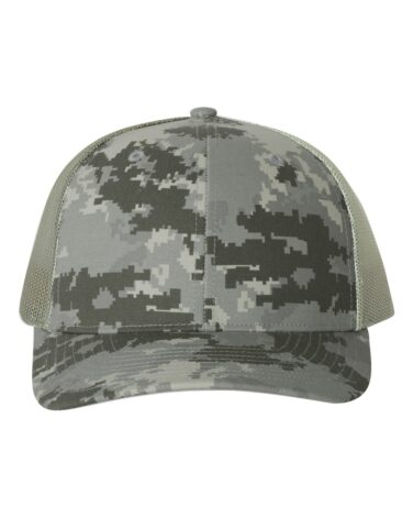 Richardson - Patterned Snapback Trucker Cap