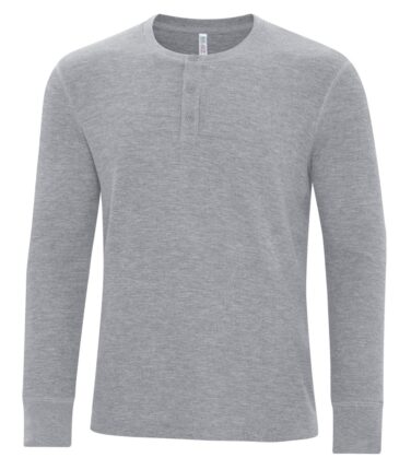 Atc™ Esactive® Vintage Thermal Long Sleeve Henley.