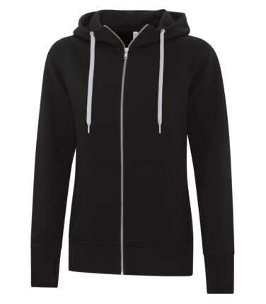 Atc™ Esactive® Core Full Zip Hooded Ladies’ Sweatshirt.