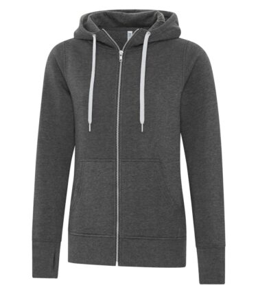 Atc™ Esactive® Core Full Zip Hooded Ladies’ Sweatshirt.