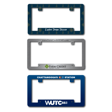 Full Color Aluminum License Plate Frame