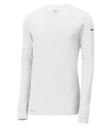 Nike® Dri-fit Cotton/Poly Long Sleeve Tee.