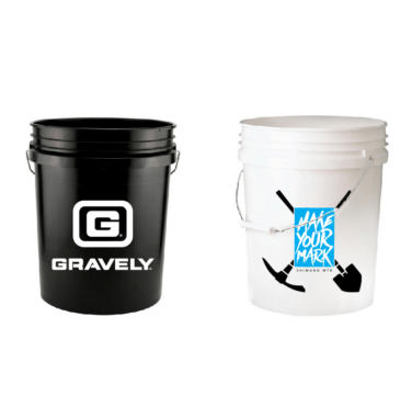 Vinyl Decal Plastic Bucket / Pail 5 Gallon