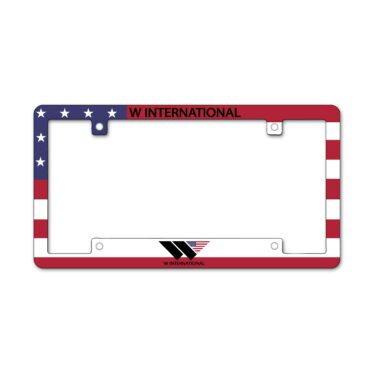 Full Color Aluminum License Plate Frame