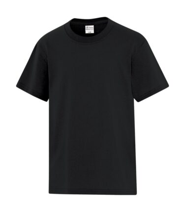 ATC™ Everyday Cotton Blend Youth Tee - Black