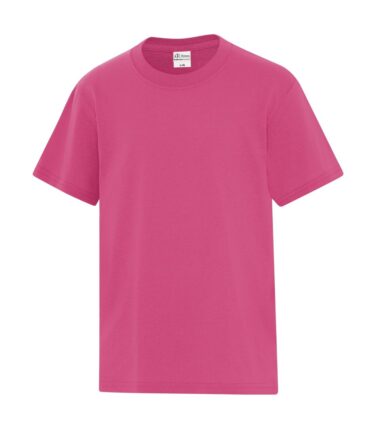 ATC™ Everyday Cotton Blend Youth Tee - Sangria