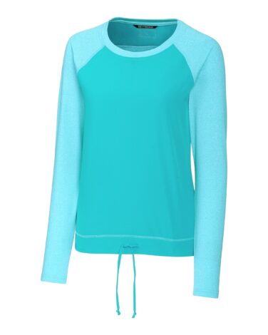 Cutter & Buck Response Lightweight Hybrid Womens Pullover Windbreaker