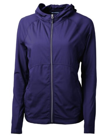 Cutter & Buck Adapt Eco Knit Hybrid Recycled Womens Full Zip Jacket