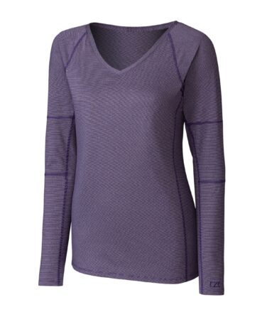Cutter & Buck L/S Victory V Neck