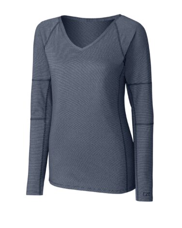 Cutter & Buck L/S Victory V Neck