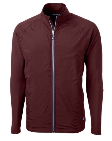 Cutter & Buck Adapt Eco Knit Hybrid Recycled Mens Full Zip Jacket