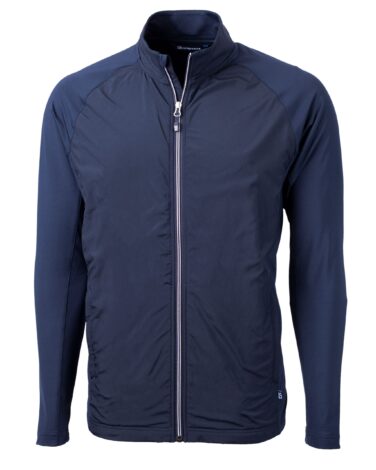 Cutter & Buck Adapt Eco Knit Hybrid Recycled Mens Full Zip Jacket