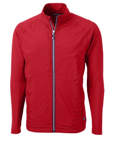 Cutter & Buck Adapt Eco Knit Hybrid Recycled Mens Full Zip Jacket