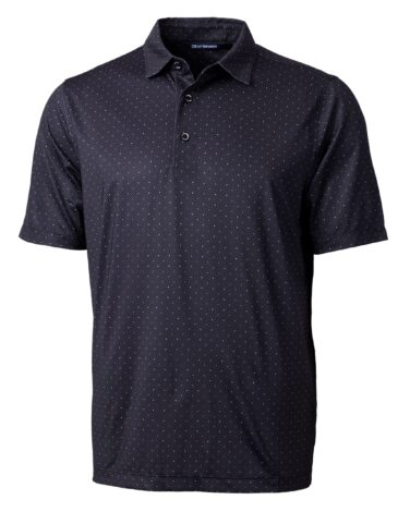 Cutter & Buck Pike Double Dot Print Stretch Mens Polo