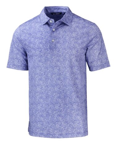 Cutter & Buck Pike Constellation Print Stretch Mens Polo