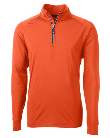 Cutter & Buck Adapt Eco Knit Stretch Recycled Mens Quarter Zip Pullover