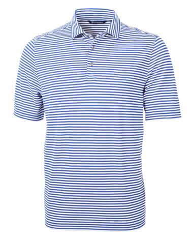 Cutter & Buck Virtue Eco Pique Stripe Recycled Mens Polo