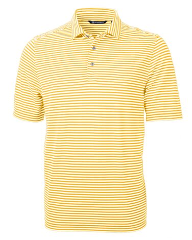 Cutter & Buck Virtue Eco Pique Stripe Recycled Mens Polo