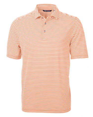 Cutter & Buck Virtue Eco Pique Stripe Recycled Mens Polo