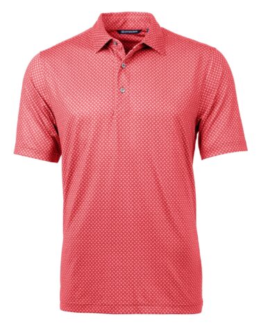 Cutter & Buck Pike Banner Print Stretch Men's Polo