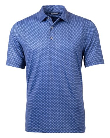 Cutter & Buck Pike Banner Print Stretch Men's Polo