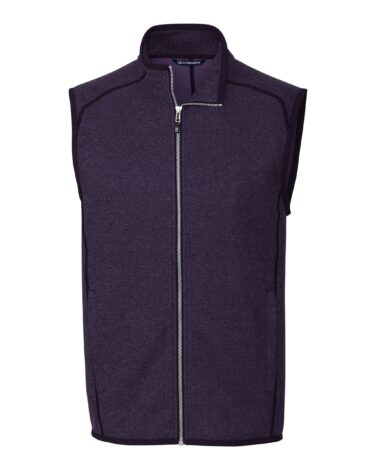 Cutter & Buck Mainsail Sweater-Knit Mens Full Zip Vest
