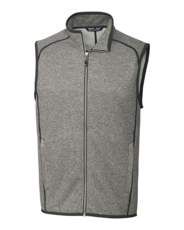 Cutter & Buck Mainsail Sweater-Knit Mens Full Zip Vest