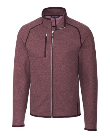 Cutter & Buck Mainsail Sweater-Knit Mens Full Zip Jacket