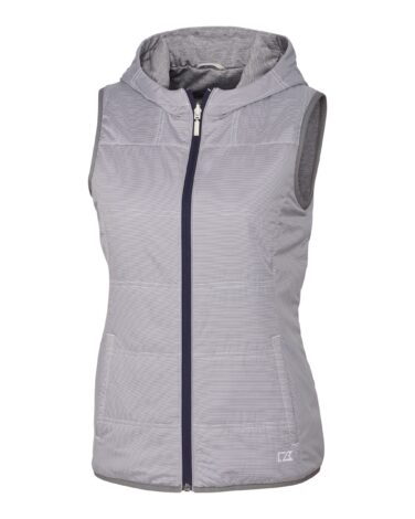 Cutter & Buck Womens Cora Reversible Hooded Vest
