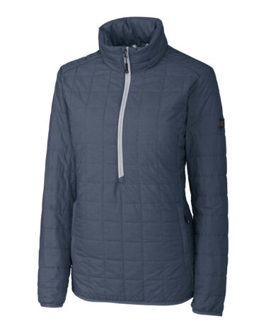 Cutter & Buck Rainier PrimaLoft® Womens Eco Insulated Rainier Half Zip Popover Quilted Jacket