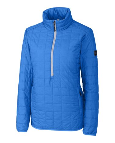 Cutter & Buck Rainier PrimaLoft® Womens Eco Insulated Rainier Half Zip Popover Quilted Jacket