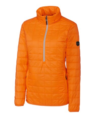 Cutter & Buck Rainier PrimaLoft® Womens Eco Insulated Rainier Half Zip Popover Quilted Jacket