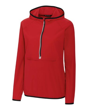 Cutter & Buck Womens Breaker Hooded Half-Zip