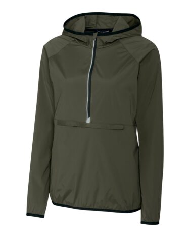 Cutter & Buck Womens Breaker Hooded Half-Zip
