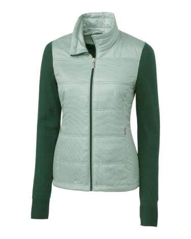 Cutter & Buck Womens Cora Quilted Sweater Jacket