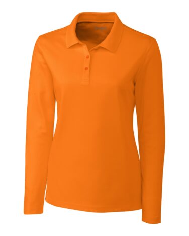 Clique Spin Eco Performance Jersey Long Sleeve Womens Polo