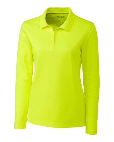 Clique Spin Eco Performance Jersey Long Sleeve Womens Polo