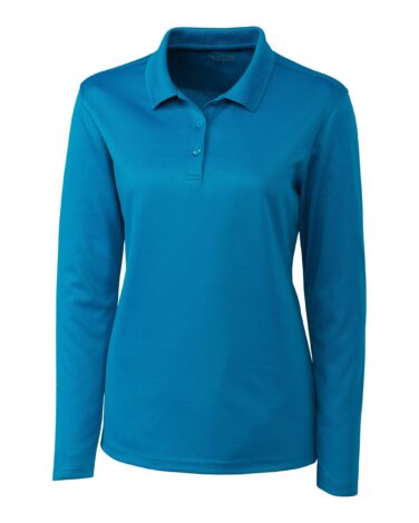 Clique Spin Eco Performance Jersey Long Sleeve Womens Polo