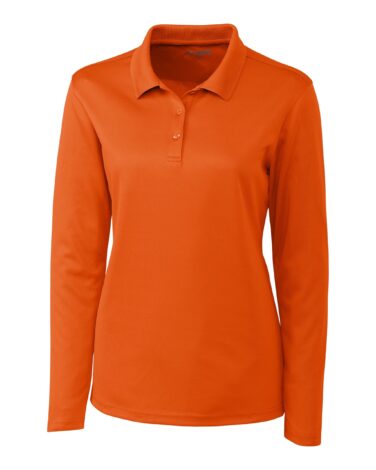 Clique Spin Eco Performance Jersey Long Sleeve Womens Polo