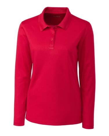 Clique Spin Eco Performance Jersey Long Sleeve Womens Polo