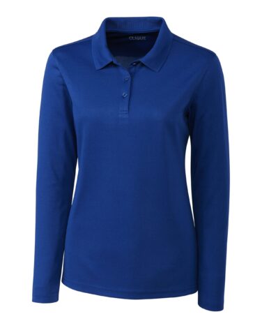 Clique Spin Eco Performance Jersey Long Sleeve Womens Polo