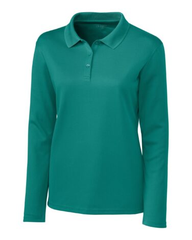 Clique Spin Eco Performance Jersey Long Sleeve Womens Polo
